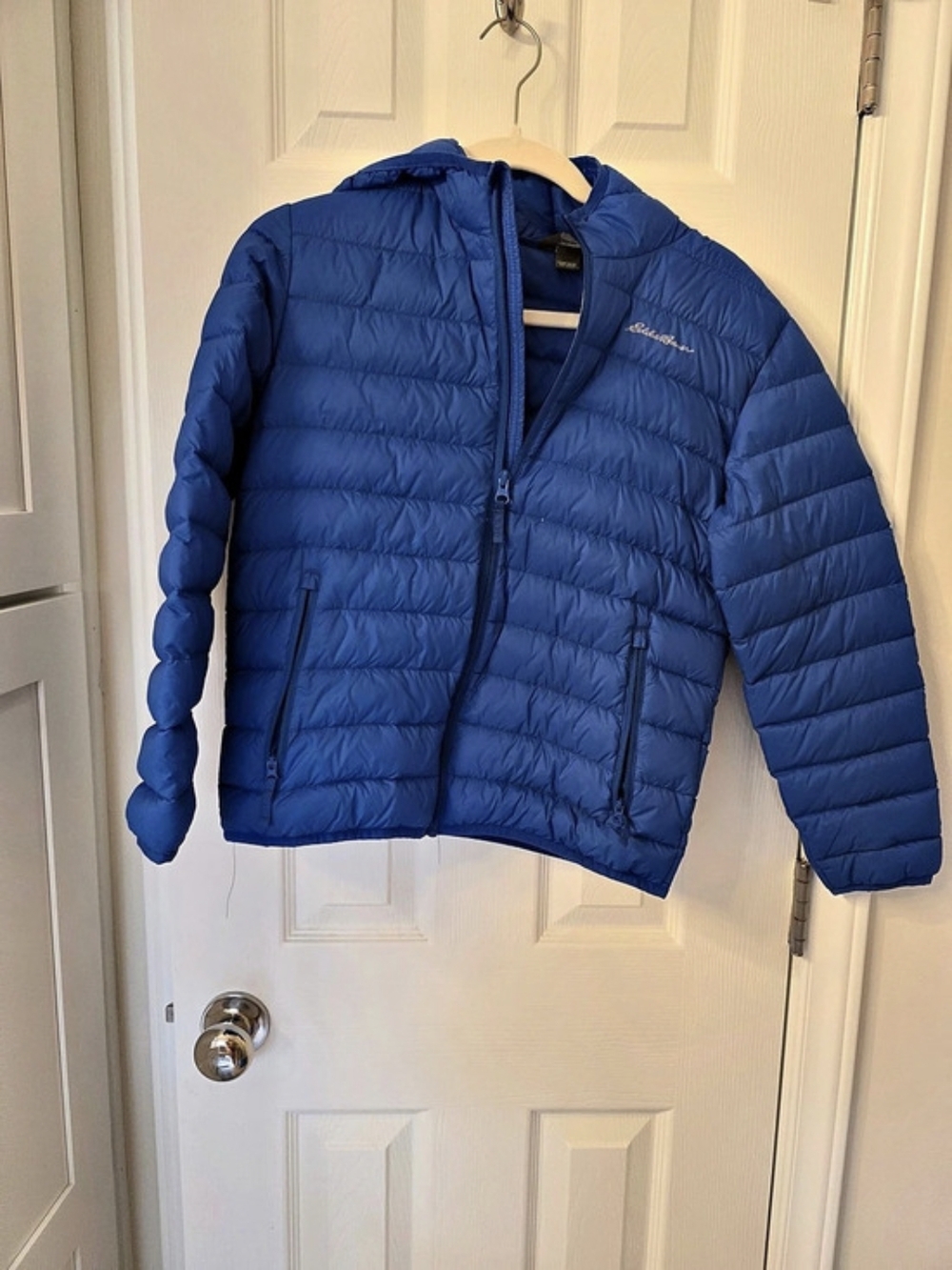 Eddie Bauer Kid's Blue Puffer Jacket Size Medium
